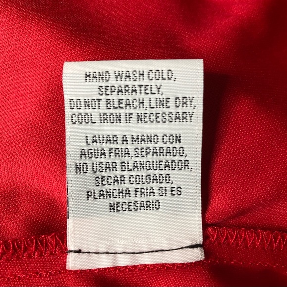 Leslie Fay Stretch Lace Illusion Tie Waist A-Line Gown Red Dress Size 12 - Picture 13 of 13